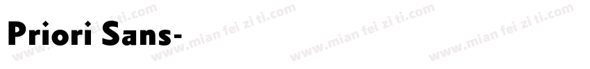 Priori Sans字体转换